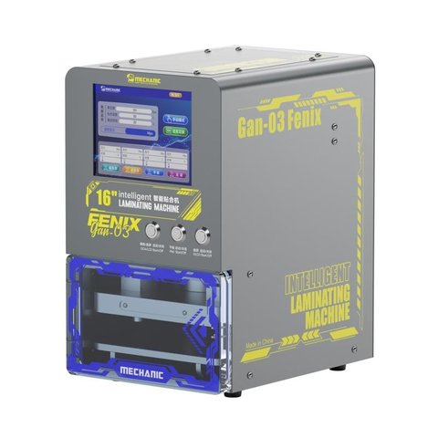 LCD Module Gluing Machine Mechanic GAN 03 FENIX compatible with Cell Phones; Tablets, used for screens up to 16" 