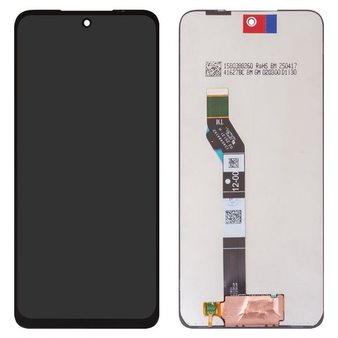 Pantalla LCD puede usarse con Motorola Moto E15, Moto G05, Moto G15, negro, sin marco, Original PRC , 1540484162