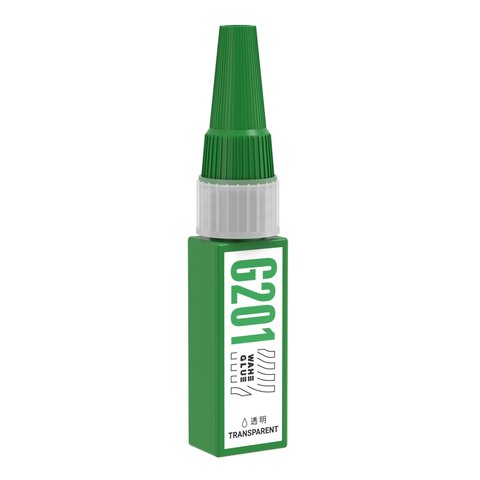 Glue 2UUL G201, transparent, quick drying, for gluing back covers, for display frames, 20 ml, 20 50s 