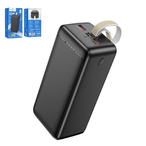 Power bank Hoco J111C, 40000 мАч, 30 Вт, черный, Power Delivery PD , #6931474795809