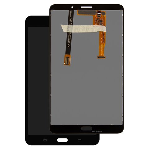 LCD compatible with Samsung T285 Galaxy Tab A 7.0" LTE, black, without frame 