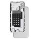 Housing Back Cover compatible with Samsung A202F/DS Galaxy A20e, (white)
