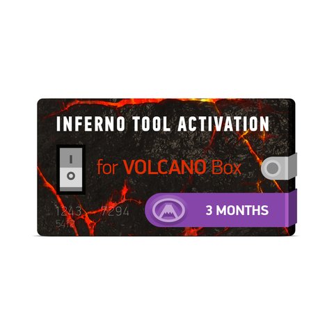 Inferno Tool 3 Months Activation for Volcano Box.