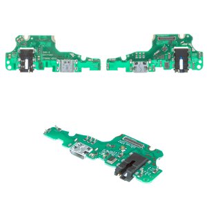 Flat Cable compatible with Huawei Mate 10 Lite, headphone connector, charge connector, with microphone, High Copy, charging board 