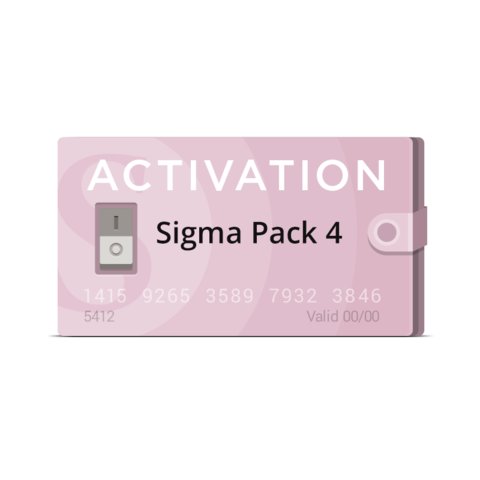 Активация Sigma Pack 4