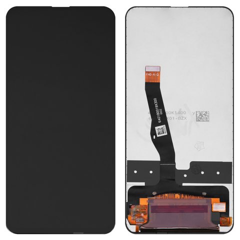 LCD compatible with Huawei P Smart Pro 2019 , black, without frame, original change glass 