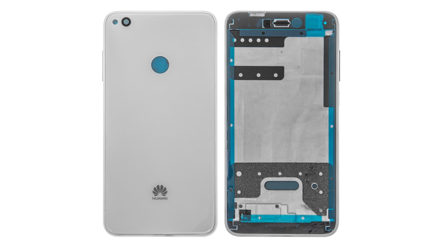 Housing compatible with Huawei GR3 (2017), Honor 8 Lite, Nova Lite (2016), Lite (2017), (white, PRA-LA1, PRA-LX2, PRA-LX1, PRA-LX3) - GsmServer
