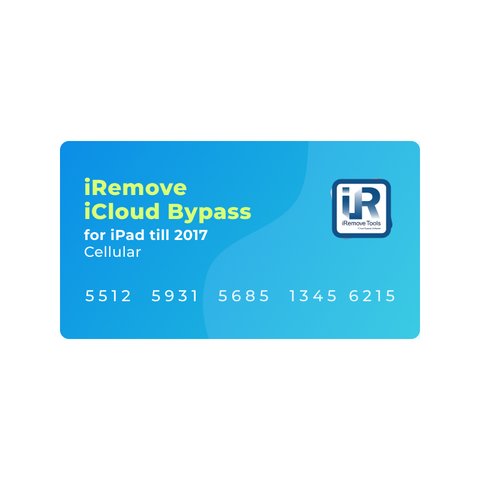 iRemove iCloud Bypass for iPad till 2017 Cellular  [WITH SIGNAL]