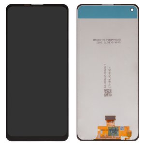 LCD compatible with Samsung A217 Galaxy A21s, black, without frame, Box  