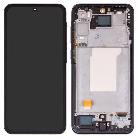 Дисплей для Samsung A356 Galaxy A35 5G, синий, с рамкой, High Copy, OLED , navy