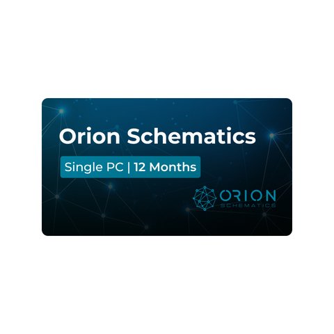 Orion Schematics Single PC 12 Months
