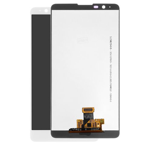 Pantalla LCD puede usarse con LG Stylus 2 K520, blanco, sin marco
