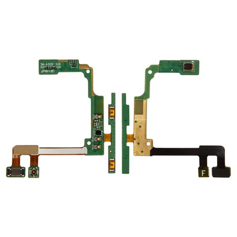 Cable flex puede usarse con Samsung A300F Galaxy A3, A300FU Galaxy A3, A300H Galaxy A3, del botón de volumen, con componentes