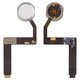 Cable flex puede usarse con Apple iPad Pro 9.7, de botón HOME, blanco, con componentes