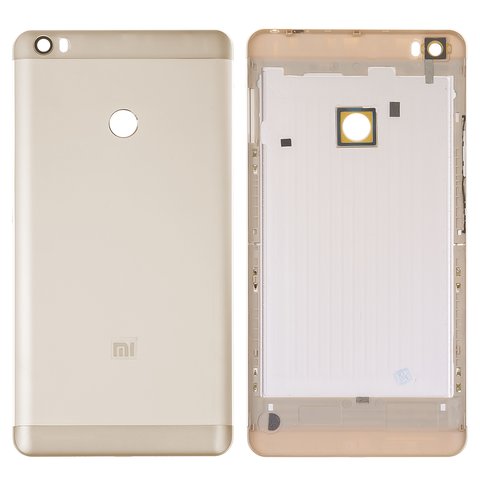 Panel trasero de carcasa puede usarse con Xiaomi Mi Max, dorada, Original PRC , 2016001, 2016002, 2016007