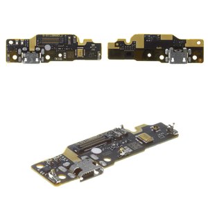 Cable flex puede usarse con Xiaomi Redmi Note 6 Pro, del conector de carga, con micrófono, con componentes, Original PRC , placa del cargador, M1806E7TG, M1806E7TH, M1806E7TI