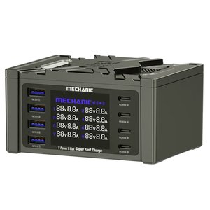 Adaptador de red Mechanic V Power 8 Max, 115 W, Quick Charge, Power Delivery PD , 8 puertos