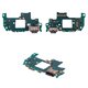 Cable flex puede usarse con Samsung A556 Galaxy A55, del conector de carga, con micrófono, con componentes, Original (PRC), placa del cargador