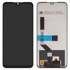 Pantalla LCD puede usarse con Xiaomi Redmi Note 7, Redmi Note 7 Pro, negro, sin marco, Box  M1901F7G, M1901F7H, M1901F7I