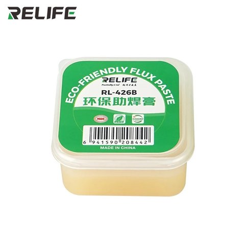 Fundente en pasta RELIFE RL 426B, respetuosa del medio ambiente, 40 g