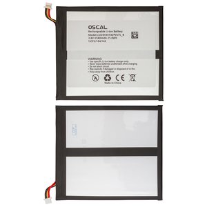 Batería LiU28104142PVUTL puede usarse con Blackview Oscal Pad 10, Tab 7 Pro, Li ion, 3.8 V, 6580 mAh, Original PRC 