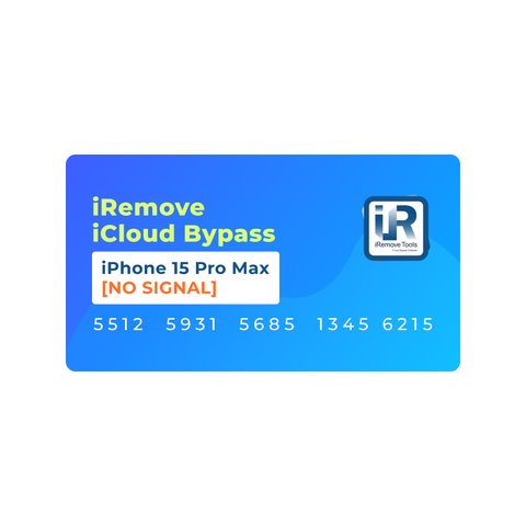 iRemove iCloud Bypass para iPhone 15 Pro Max [NO SIGNAL]
