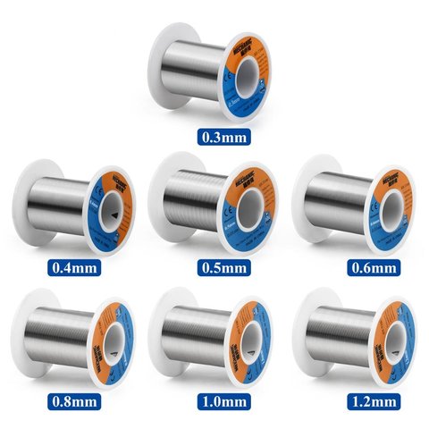 Estaño Mechanic HX T100, Sn 63% , Pb 37%, flux 1 3%, 0,8 mm, 200 g