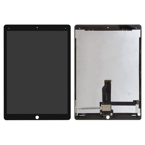 Дисплей для Apple iPad Pro 12.9, черный, без рамки, со шлейфом, A1584 A1652