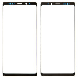 Скло корпуса для Samsung N960 Galaxy Note 9, з ОСА плівкою, чорне
