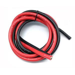 Провід в силіконовій ізоляції 8AWG, 8,3 мм², 1 м, червоний, UL3135