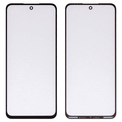 Стекло корпуса для Xiaomi Poco M6 Pro 5G, Redmi 12, Redmi 12 5G, с OCA пленкой, черное