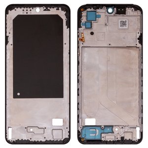 Рамка кріплення дисплея для Xiaomi Poco M5s, Redmi Note 10, Redmi Note 10S, чорна, після демонтажу