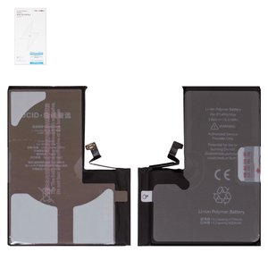 Акумулятор JCID для Apple iPhone 14 Pro Max, Li Polymer, 3.86 В, 4770 мАг, збільшена ємність, high capacity