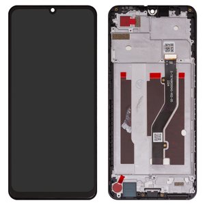 Дисплей для ZTE Blade V40 Vita, чорний, з рамкою, High Copy