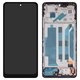 Дисплей для Xiaomi Redmi Note 12 Pro 4G, чорний, з рамкою, Сopy, (TFT)