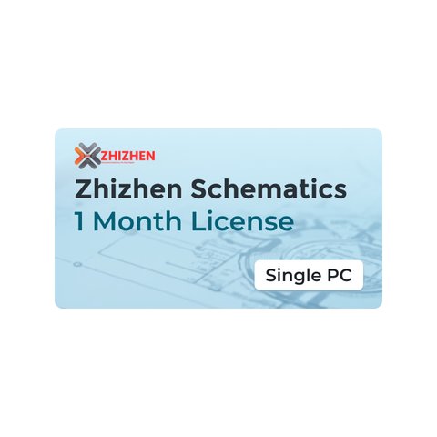 Лицензия Zhizhen Schematics 1 компьютер 1 месяц 