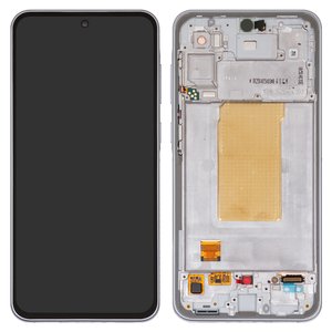 Дисплей для Samsung A366 Galaxy A36, білий, з рамкою, Original PRC , white