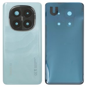Задняя панель корпуса для Xiaomi Redmi Note 14 Pro Plus 5G India , синяя, со стеклом камеры, spectre blue