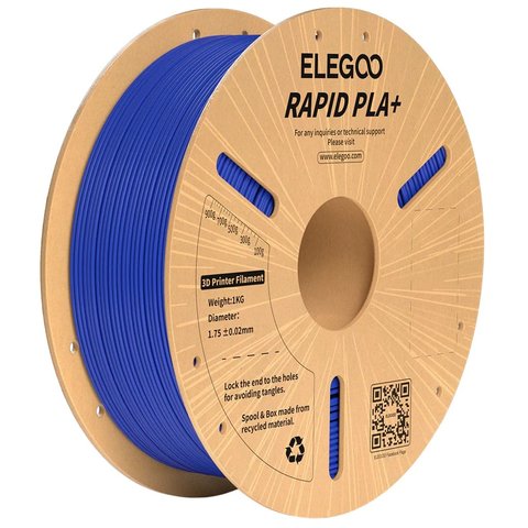 Филамент ELEGOO RAPID PLA+, синий blue , 1 кг