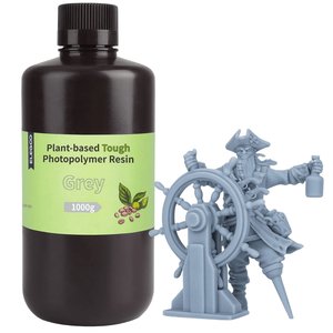 Фотополімерна смола для 3D принтера ELEGOO на рослинній основі, Grey, 1 кг