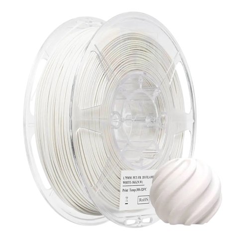 Филамент для 3D принтера eSUN PETG PET FR White, 1 кг