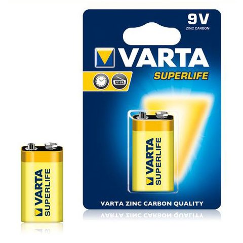 Батарея VARTA 2022 (6F22) Superlife