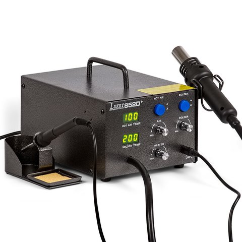 Hot Air Soldering Station Lukey 852D+ with Soldering Iron