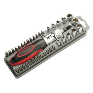 Reversible Ratchet Screwdriver W/Bits & Sockets Set Pro'sKit SD-2309 Reversible Ratchet Screwdriver W/Bits & Sockets Set Pro'sKit SD-2309